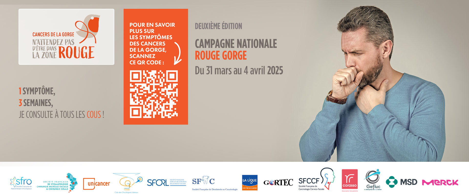 campagne rouge gorge cancer de la gorge
