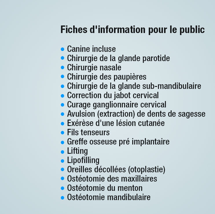 fiches d'information cmf, public