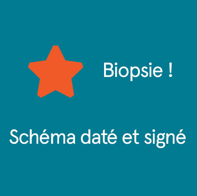 biopsie schéma daté et signé