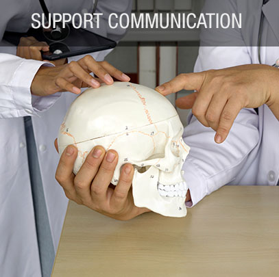 support communication patient chirurgien