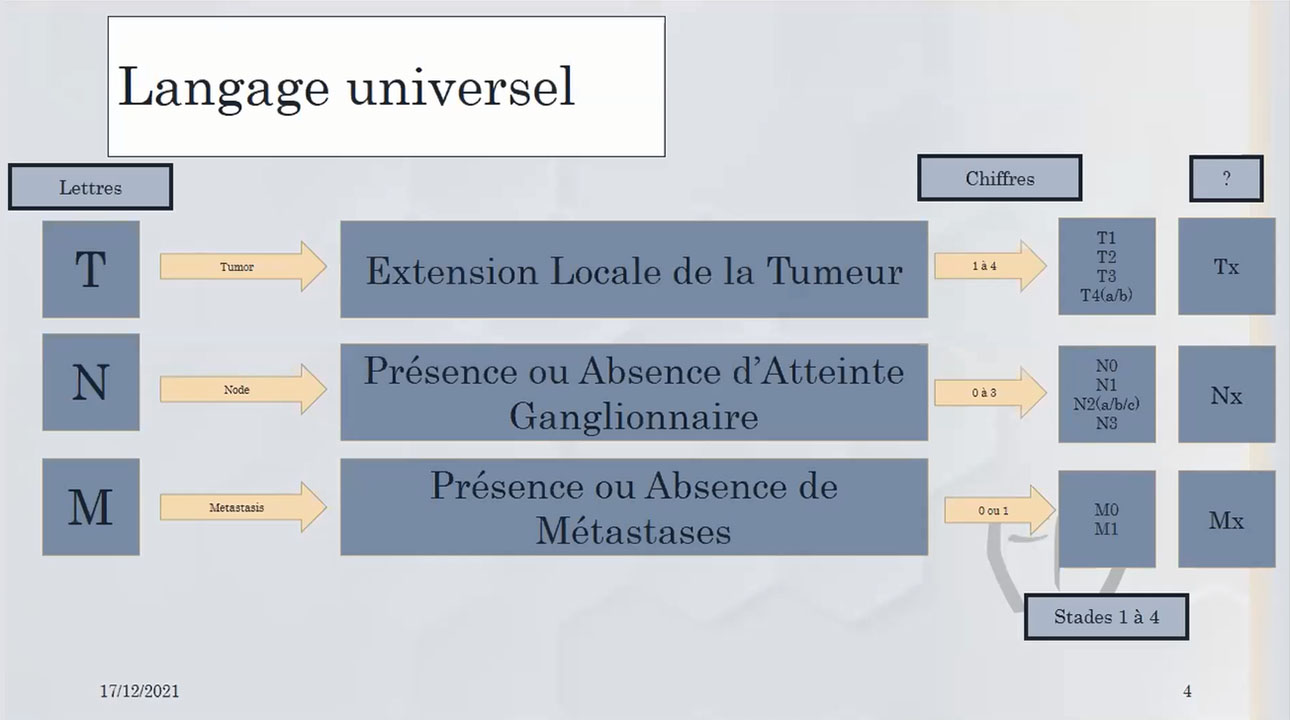 Classification TNM en carcinologie cervico-faciale