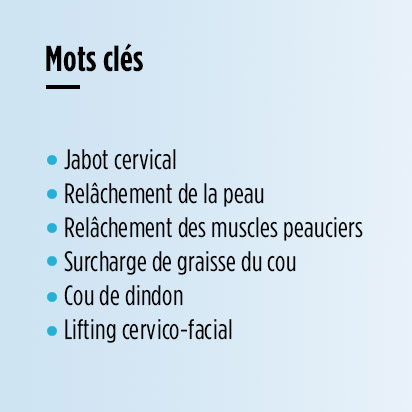 Correction du jabot cervical