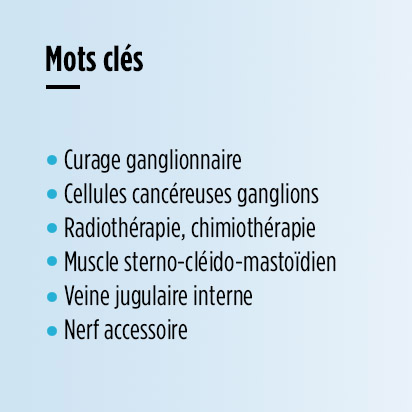 Curage ganglionnaire cervical