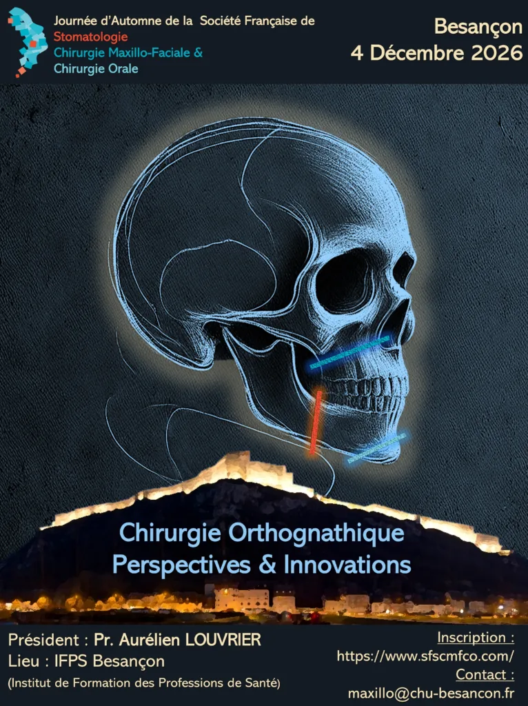 Affiche Journée d&rsquo;Automne 2026 - Chirurgie Orthognathique - Besançon