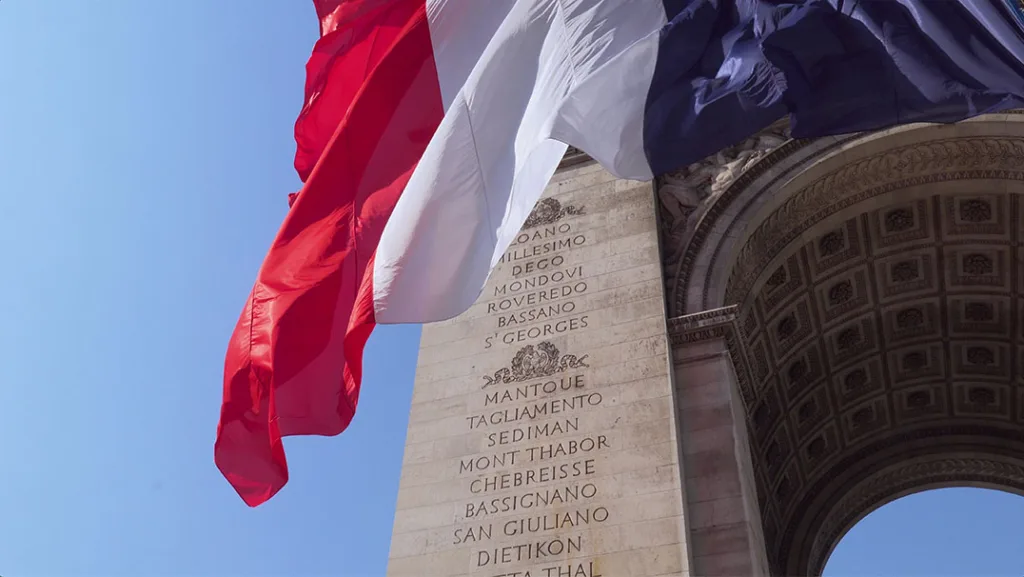 drapeau de la France